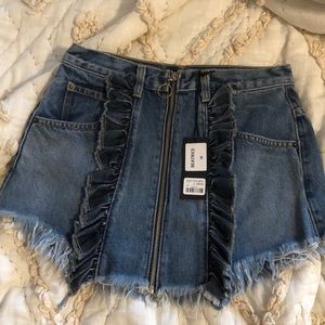 LF carmar denim skirt